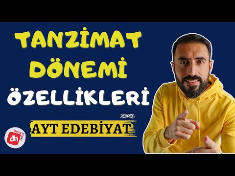 Tanzimat Dönemi Edebiyatı Özellikleri 📌/ AYT Edebiyat 2023 (Deniz Hoca) 📘📕