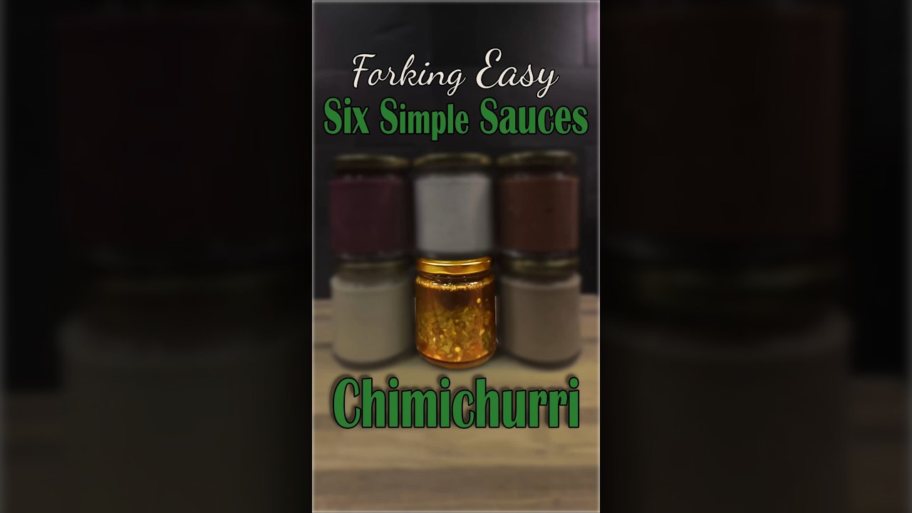 Forking Easy Chimichurri 🌿 | Fresh & Herby Sauce in 20 Seconds