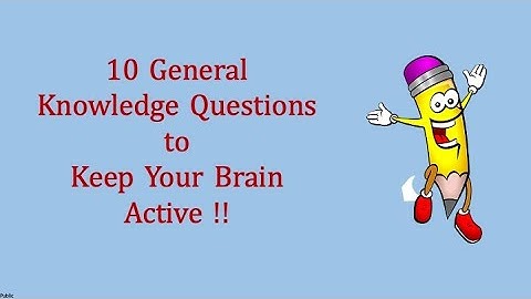 10 General Knowledge Questions to Keep Your Brain Active!!|Trivia Quiz |Quiz Space