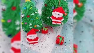 طريقة عمل شجرة الكريسماس ،بابا نويل ،،و زينة عيد الميلاد