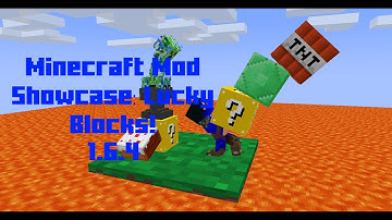 Minecraft Mod Showcase: LUCKY BLOCKS! (Test your luck!) 1.6.4