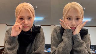 Rosé Weverse Live (+ENG SUB) 27 November 2023 by BLINK 5,281 views 6 months ago 3 minutes, 6 seconds