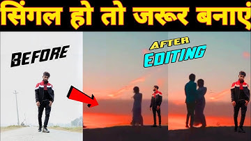 Heart Broken Background Change Video Editing VFX Tutorial | Furkat Ka Lamha Fir Se Aaye Na Ab VFX