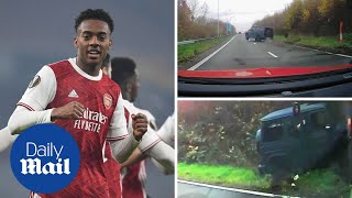 Arsenal's Joe Willock loses control and crashes Mercedes-AMG G-Class car