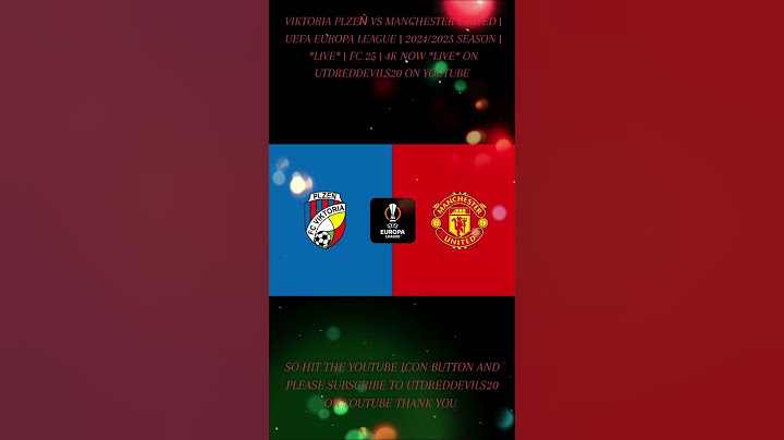 EA FC 25 - VIKTORIA PLZEŇ VS MANCHESTER UNITED NOW *LIVE* ON YOUTUBE