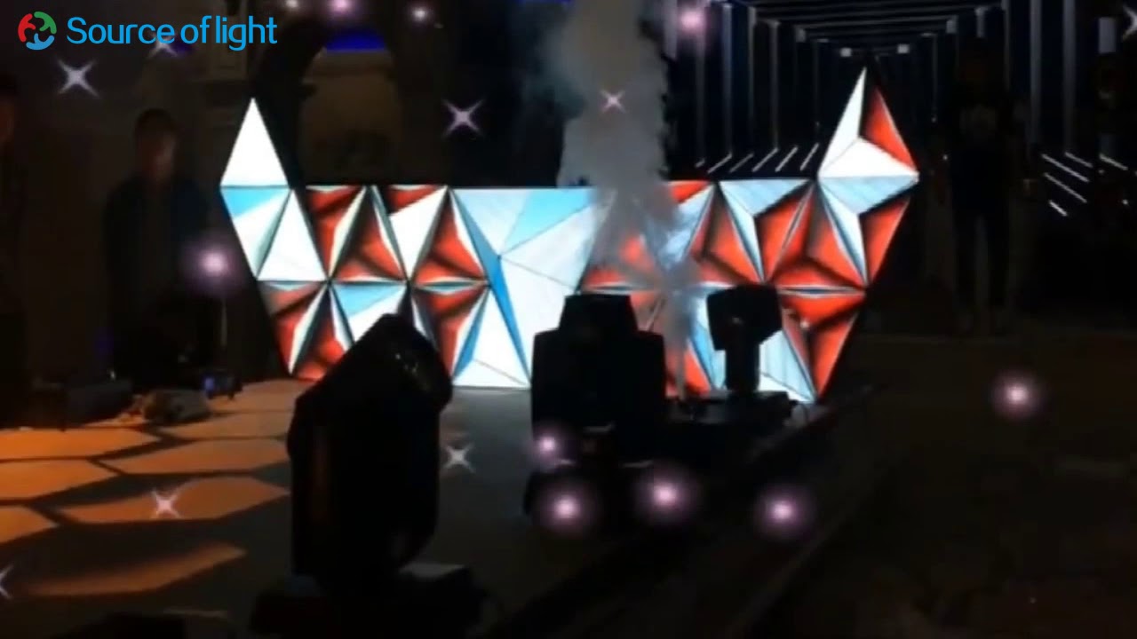 Led floor tile interactive sensor display screen, stage display effect