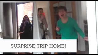 SURPRISE visit home: Parents&#39; emotional reactions