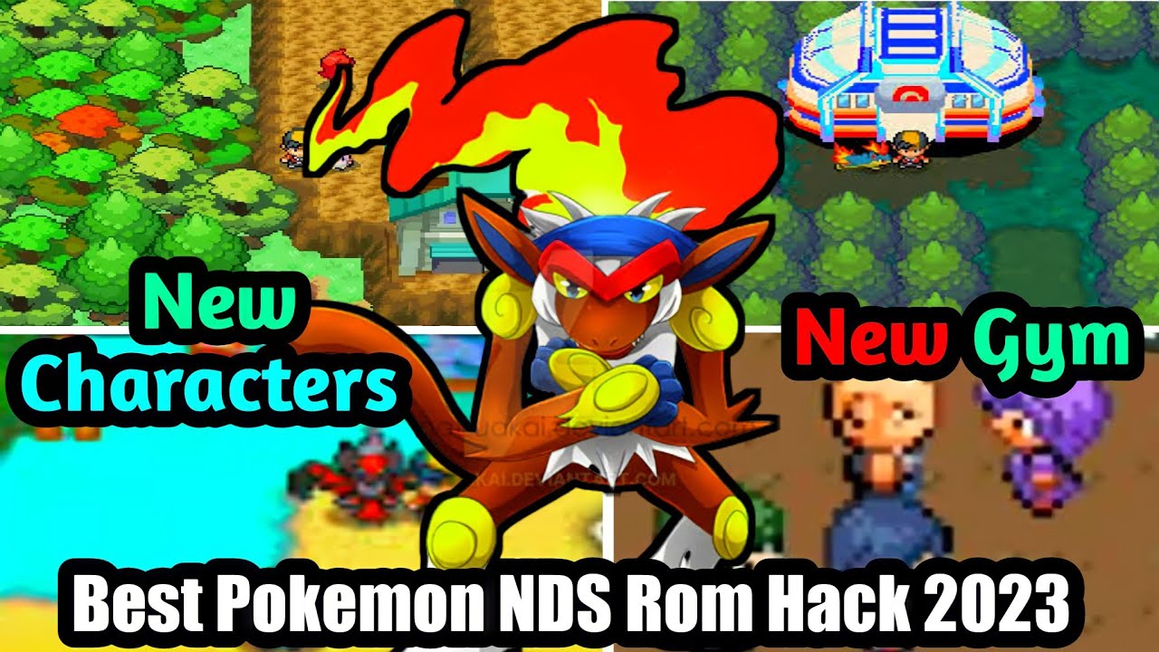 Best Pokemon NDS Rom Hack 2023 With New Characters & New Gym