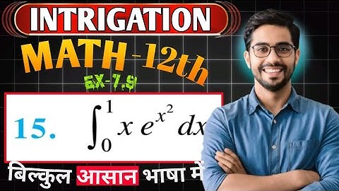 Class 12 Math Chapter7 Ex7.9 Q15 Chapter7 Class  | Class 12th Math Ex7.9 Q15  | Ex7.9 Q15 Class12th 