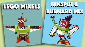 LEGO Mixels - Niksput & Burnard Mix - Stop Motion Build (How to Build)