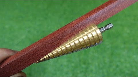 How to Sharpen a Step Drill!  First Appeared on YouTube