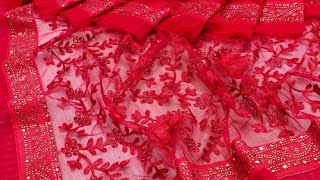 soft Net fancy designer sarees screenshot 1