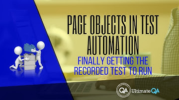 Page Objects:  Finally getting the recorded test to run (Free Course 2018)
