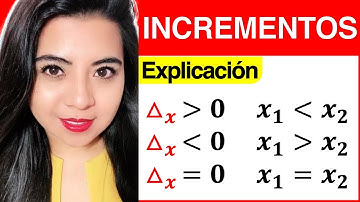 INCREMENTO de la VARIABLE "x" - INCREMENTOS #1