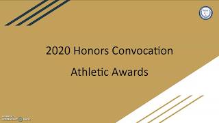 Honors Convocation 2020 - Athletic Awards
