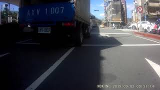 20190902-0930 市民大道五段平面西向車禍(剛過京華城)A