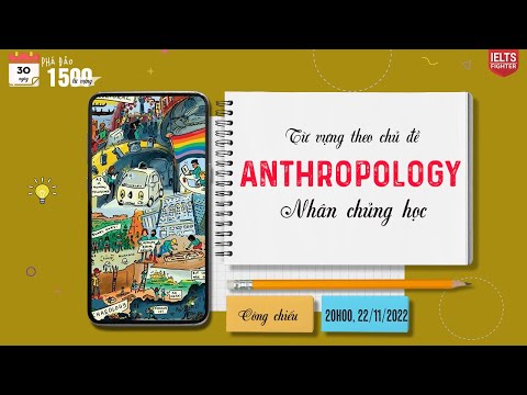 Video Unit 7: Từ vựng chủ đề Nhân chủng học - Anthropology|... - youtube