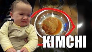 Baby Zee Tries Kimchi