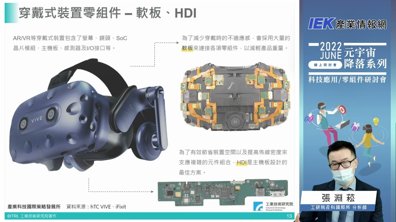 電路板-虛擬背後的硬實力，看電路板如何打造你的元宇宙 工研院產科國際所 張淵松