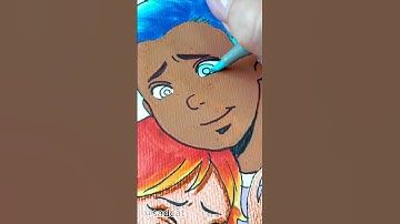 Ember and Wade but….HUMAN CARTOON #shorts #elemental