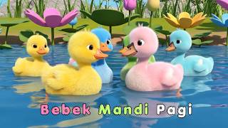 Bebek Mandi Pagi Air tenang terasa segar - Lagu Anak Anak indonesia Terpopuler