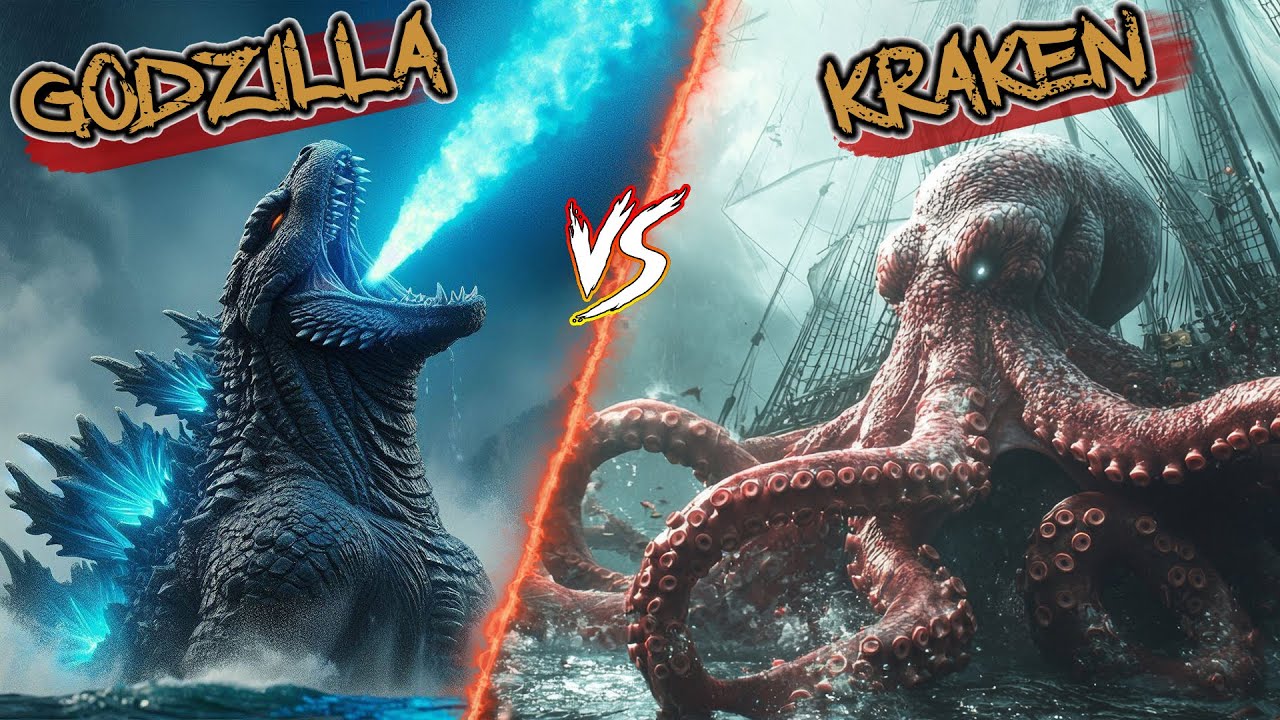 Godzilla Vs Kraken ! Exclusive Battle !