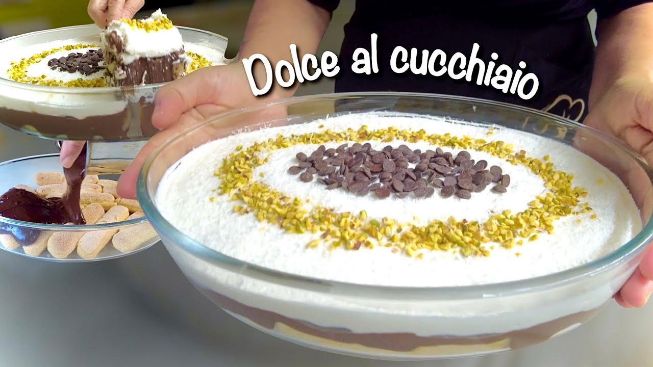 ДЕСЕРТ ЛОЖКОЙ 🥄 свежий и быстрый БЕЗ ГОТОВКИ с шоколадным кремом без яиц