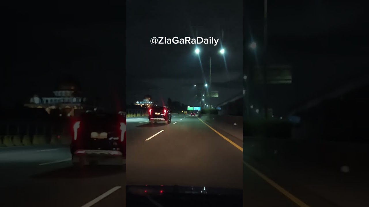 Suasana perjalanan pulang setelah perayaan malam tahun baru 2026