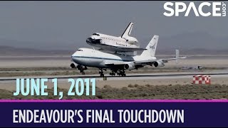 OTD in Space – June 1: Endeavour’s Final Touchdown