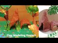 Animal clay cave  clay modeling   school project ideas for teachers and parents from scratch