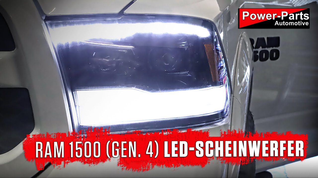 RAM 1500 (Gen. 4) LED-Scheinwerfer mit TÜV Gutachten 