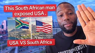 A South African Perspective That Left Americans Speechless