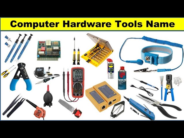 computer hardware tools list