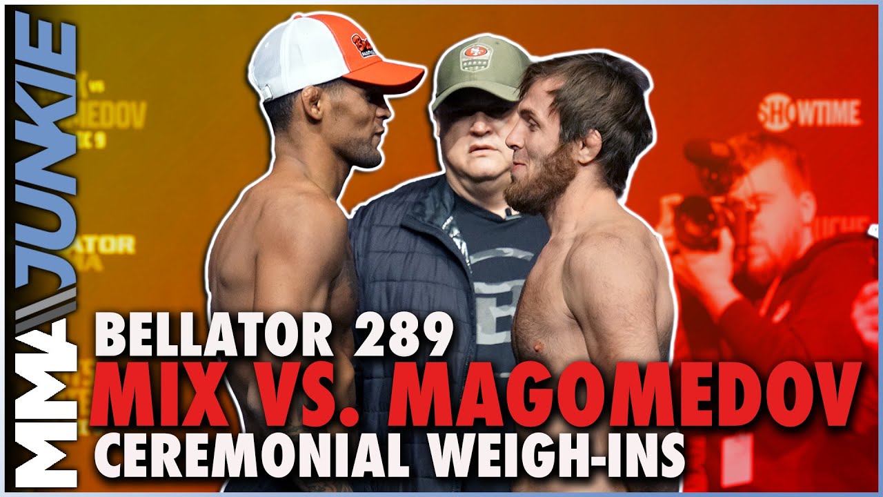 Patchy Mix, Magomed Magomedov get face to face before tournament semifinals Bellator 289