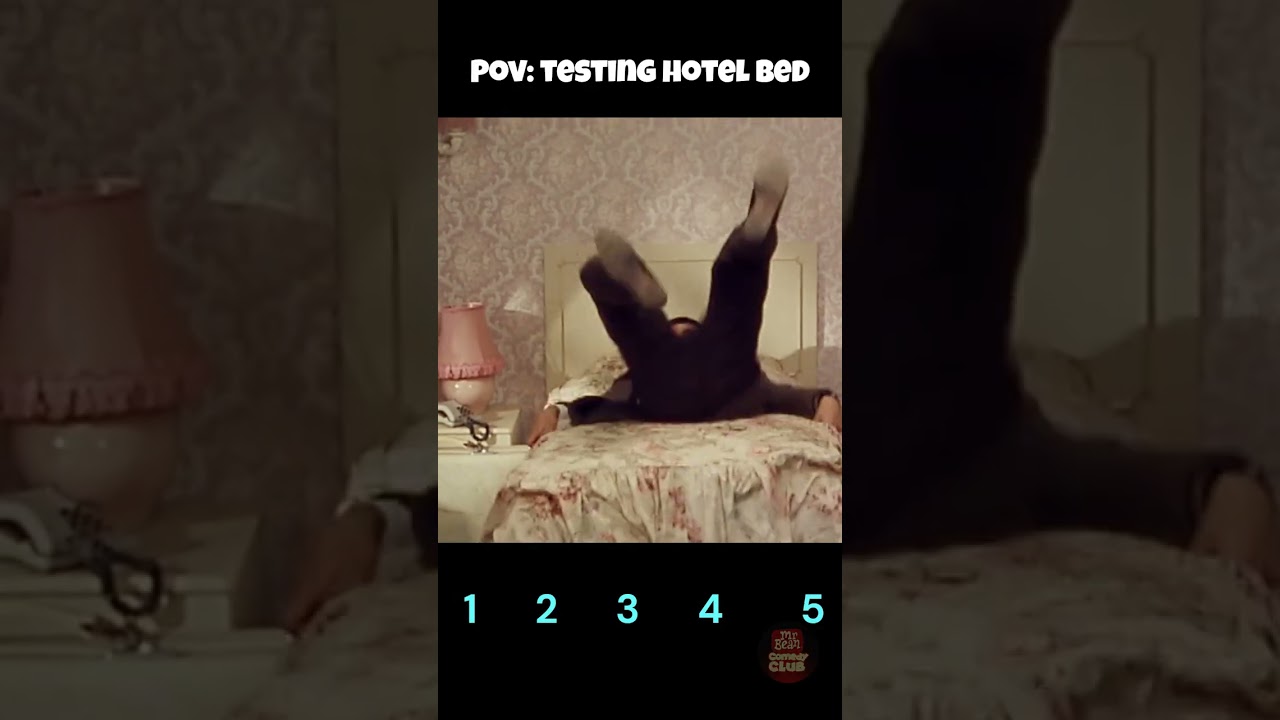 How Mr. Bean Tests a Hotel Bed! 🛏️😱