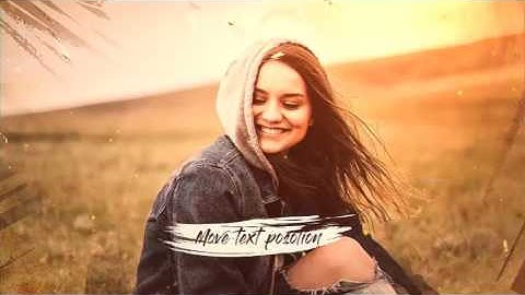 Paint Brush Slideshow - After Effects Template