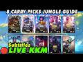 Wild Rift China🔴KKM | 8 Jungle Carry Picks Guide - Rank 1 Server Gameplay | Subtitles - Legendary