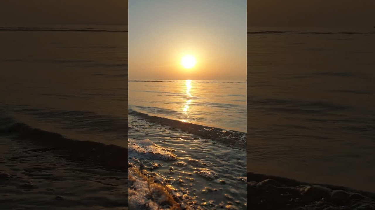 Beach side sunset memories in Qatar 