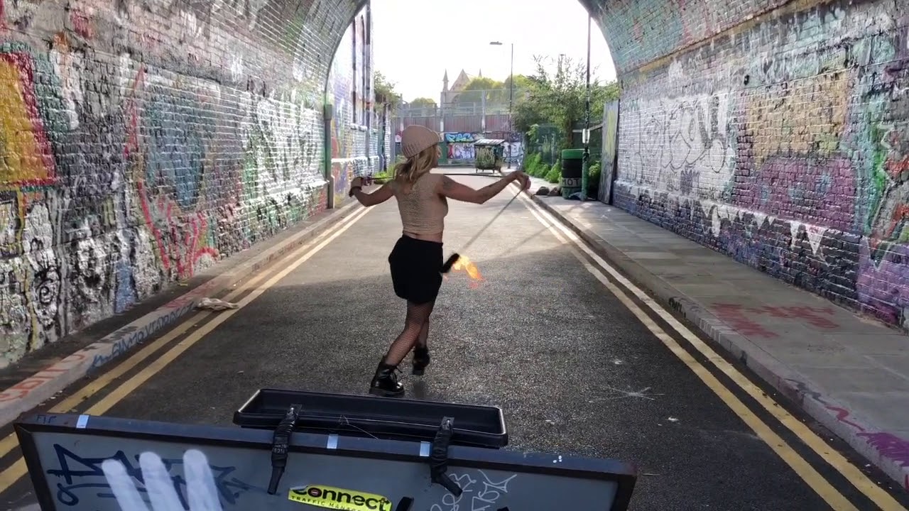 Megan Lucy Flow Artist Fire Rope Dart Dance // Flow Session. YouTube