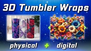 Easiest AI Business of 2025: Design & Sell 3D Tumbler Wraps!