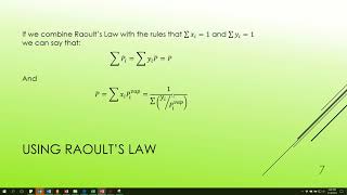 08c Vapor Liquid Equilibrium for Ideal Mixtures
