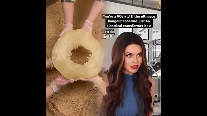 The top search result for “90s hangout spots” A green electrical transformer box. #90skids #90s #