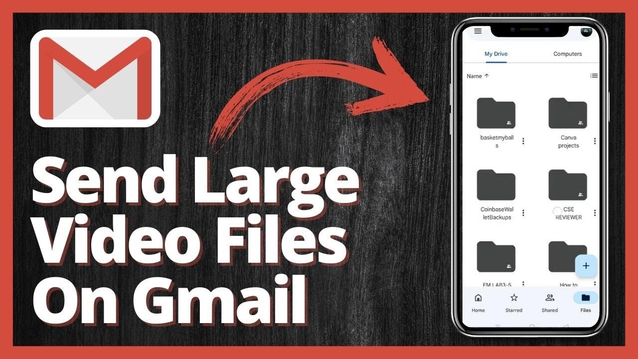 How to Send Large Video Files on Gmail - Step-by-Step Guide - YouTube