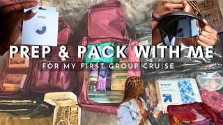 PREP + PACK WITH ME FOR A CRUISE | diy lash extensions + press on nails + knotless braids | MAS 1.5
