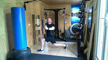 Dynamic Stretch, Lunge with Rotation