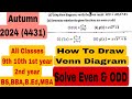 Solve Even & Odd Functions & A ∪ B Using Venn Diagram| Pre calculus Class9, 10,11,12 BBA,Bs,b.ed,MBA
