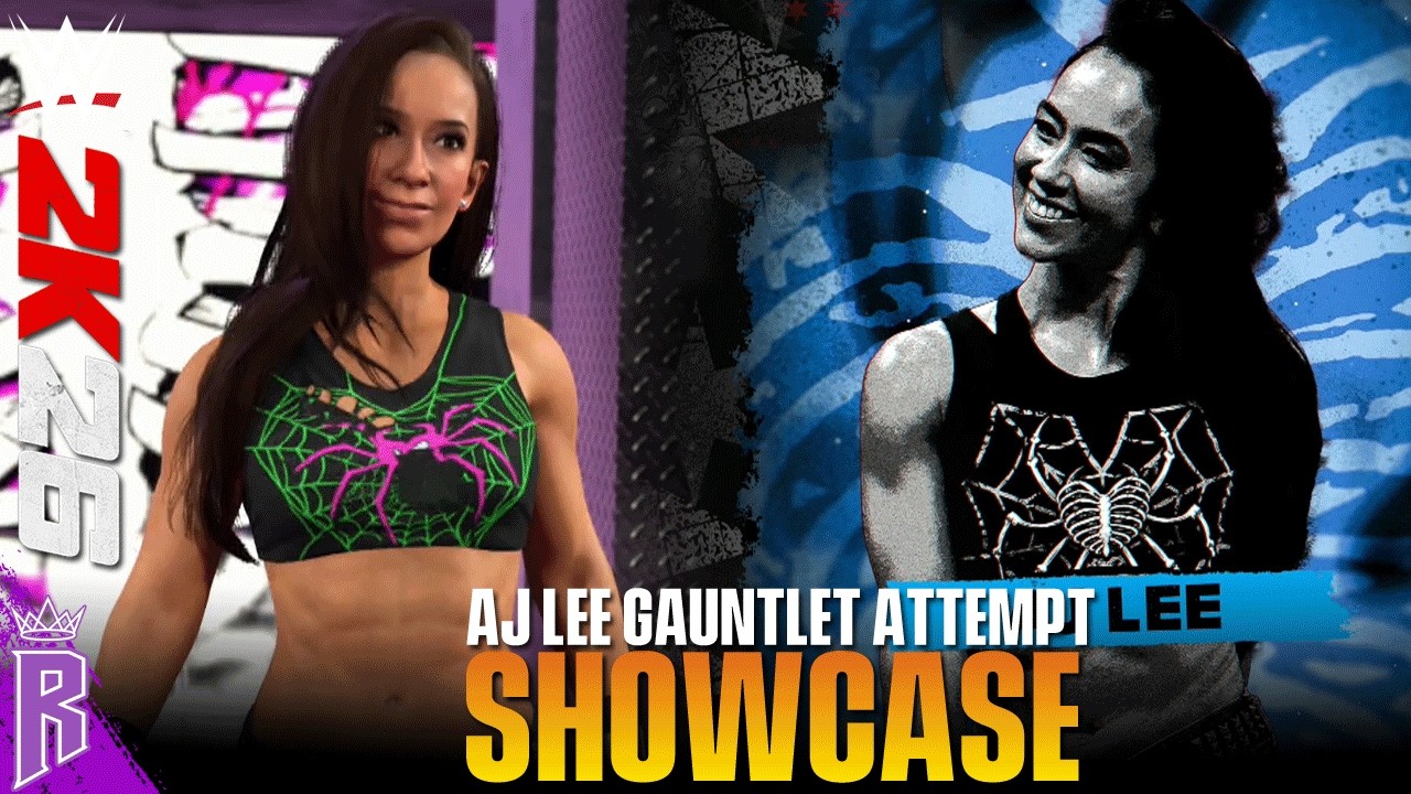 WWE 2K26: Попытка пройти Showcase Gauntlet с Эй Джей Ли #WWE2K26