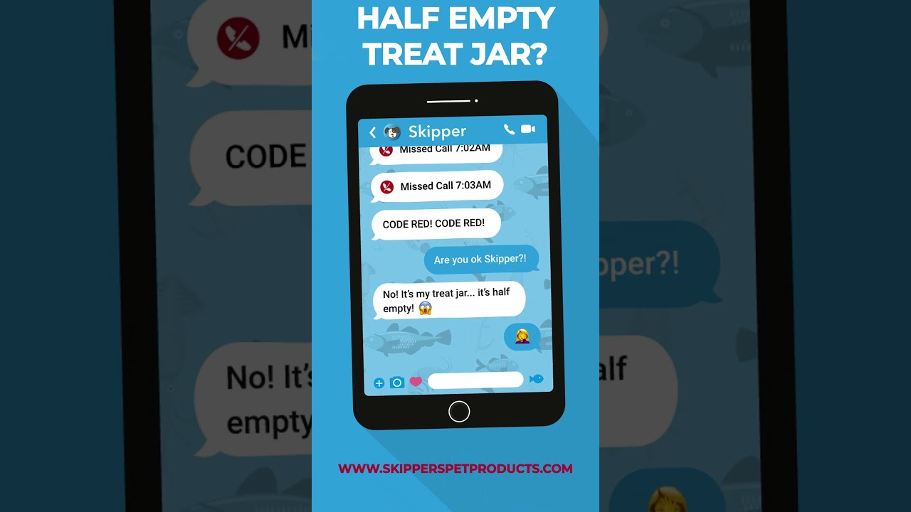 CODE RED!🚨 The treat jar is half empty!😧