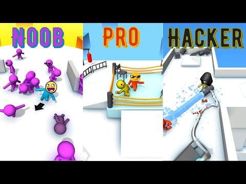 What The Fight - NOOB vs PRO vs HACKER