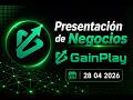 🎬 Presentación de Negocios GainPlay 28 04 2026 #gainplay #bitcoin #usdt #crypto #nanomarkets 🎁🔥🤑